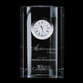 Ellesworth Crystal Clock Award (4 1/8"x7"x1")